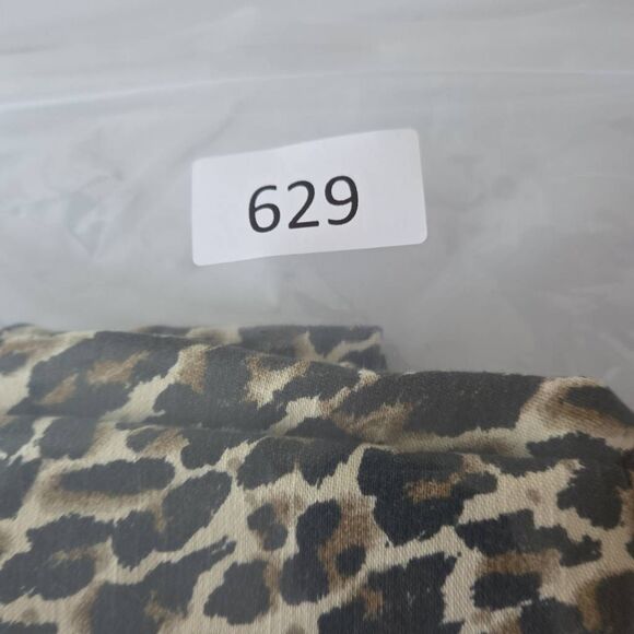 J. Crew Women's Leopard Print Career Pencil Midi Skirt Black Tan Size 4 - Picture 6 of 6